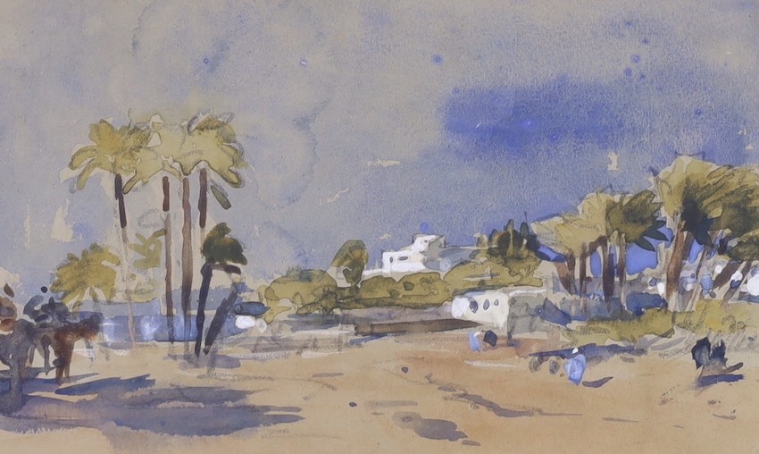 Hercules Brabazon Brabazon (1821-1906), 'Eastern Scene', watercolour, 12.5 x 20cm